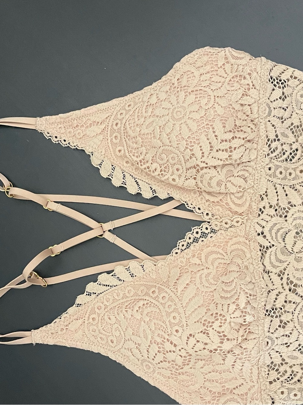 aerie Lace Bralette in Soft Blush